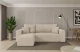 Bezug: Samt, Farbe: Beige - Dream Velvet 202.02, Stellvariante: Ottomane Links, Stoffbeschreibung: Polsterstoff Dream Velvet: Wasserabweisender und leicht zu reinigender Möbelstoff, scheuerfest (30.000 Martindale-Zyklen) lichtecht(6), pillingarm(4-5), 100 % PES, 360 g/m2±5%, Materialzusammensetzung: 100% PU, Pilling Resistenz: 5, Abriebfestigkeit: 5, Scheuerbeständigkeit: 30000 Martindale-Zyklen, Ausstattung: Kissen, Schlaffunktion: Mit Schlaffunktion, Zimmer: Wohnzimmer, Tiefe: 139 cm, Breite: 249 cm, Höhe: 85 cm, Länge der Schlaffläche: 205 cm, Breite der Schlaffläche: 114 cm, Liegehöhe: 36 cm, Anzahl der Sitzflächen: 3, Anzahl der Rückenkissen: 2, Art der Rückenkissen: Rückenkissen, Anzahl der Zierkissen: 2, Material der Füße: Kunststoff, Höhe der Füße: 3 cm, Tiefe der Armlehnen: 91 cm, Breite der Armlehnen: 22 cm, Höhe der Armlehnen: 57 cm, Breite der Ottomane: 74 cm, Tiefe der Ottomane: 126 cm, Tiefe der Sitzfläche: 70 cm, Sitzhöhe: 36 cm, Art des Stauraumes: Innenfach geschlossen - 1