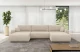 Bezug: Samt, Farbe: Beige - Dream Velvet 202.02, Stellvariante: U-Form, Stoffbeschreibung: Polsterstoff Dream Velvet: Wasserabweisender und leicht zu reinigender Möbelstoff, scheuerfest (30.000 Martindale-Zyklen) lichtecht(6), pillingarm(4-5), 100 % PES, 360 g/m2±5%, Materialzusammensetzung: 100% PU, Pilling Resistenz: 5, Abriebfestigkeit: 5, Scheuerbeständigkeit: 30000 Martindale-Zyklen, Ausstattung: Kissen, Schlaffunktion: Mit Schlaffunktion, Zimmer: Wohnzimmer, Tiefe: 193 cm, Breite: 377 cm, Höhe: 88 cm, Länge der Schlaffläche: 335 cm, Breite der Schlaffläche: 132 cm, Liegehöhe: 38 cm, Anzahl der Sitzflächen: 4, Anzahl der Rückenkissen: 3, Art der Rückenkissen: Rückenkissen, Anzahl der Zierkissen: 2, Material der Füße: Kunststoff, Höhe der Füße: 3 cm, Tiefe der Armlehnen: 100 cm, Breite der Armlehnen: 22 cm, Höhe der Armlehnen: 60 cm, Breite der Ottomane: 101 cm, Tiefe der Ottomane: 179 cm, Tiefe der Sitzfläche: 88 cm, Sitzhöhe: 38 cm, Art des Stauraumes: Innenfach geschlossen - 1
