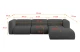 Ecksofa MIRA-L2