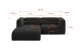 Ecksofa MIRA-L1