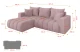 Ecksofa MILA-L-v1