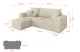 Ecksofa SENO-L