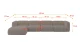 Ecksofa MIRA-L3
