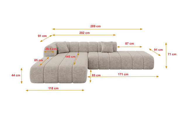 Ecksofa BILA-L - 4