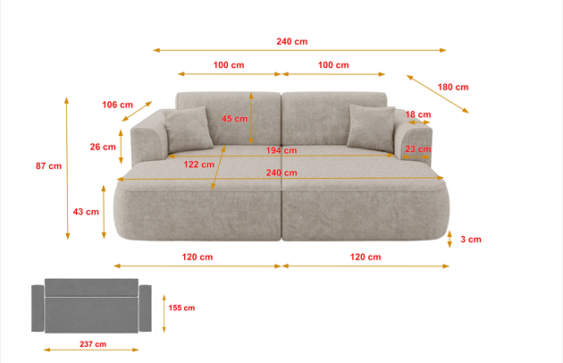 Sofa MOZI - 4