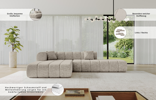 Ecksofa BILA-L - 7