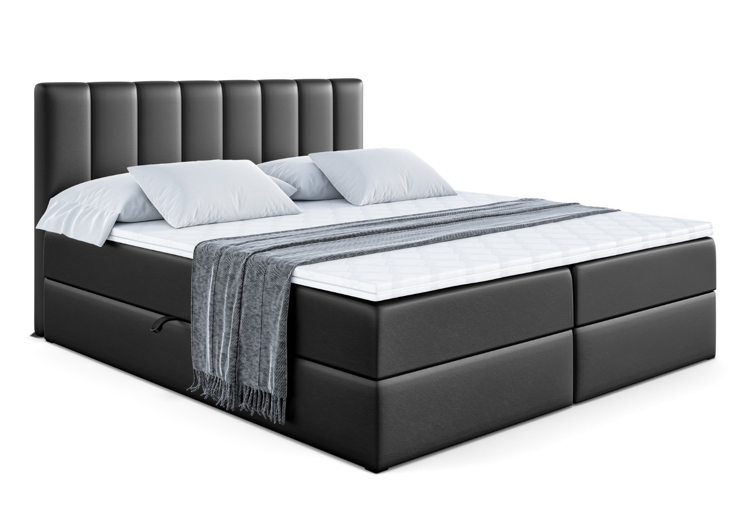 Boxbett OTTA 140x200 cm Schwarz - Soft 11