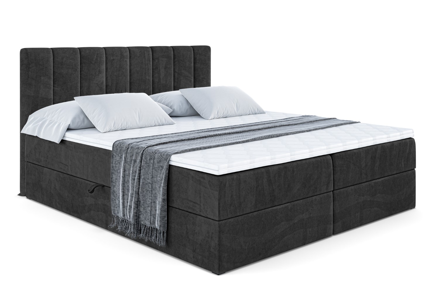 Boxbett OTTA 140x200 cm Schwarz - Casablanca 2316