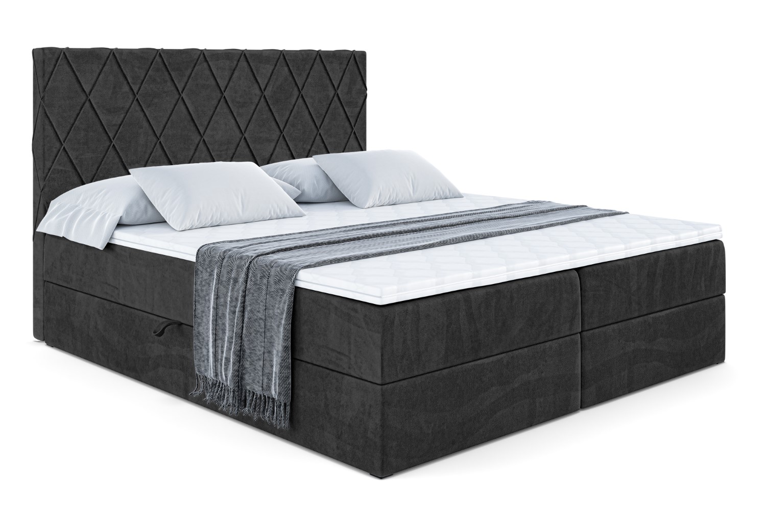 Boxbett LEPARO 140x200 cm Weiß - Soft 17