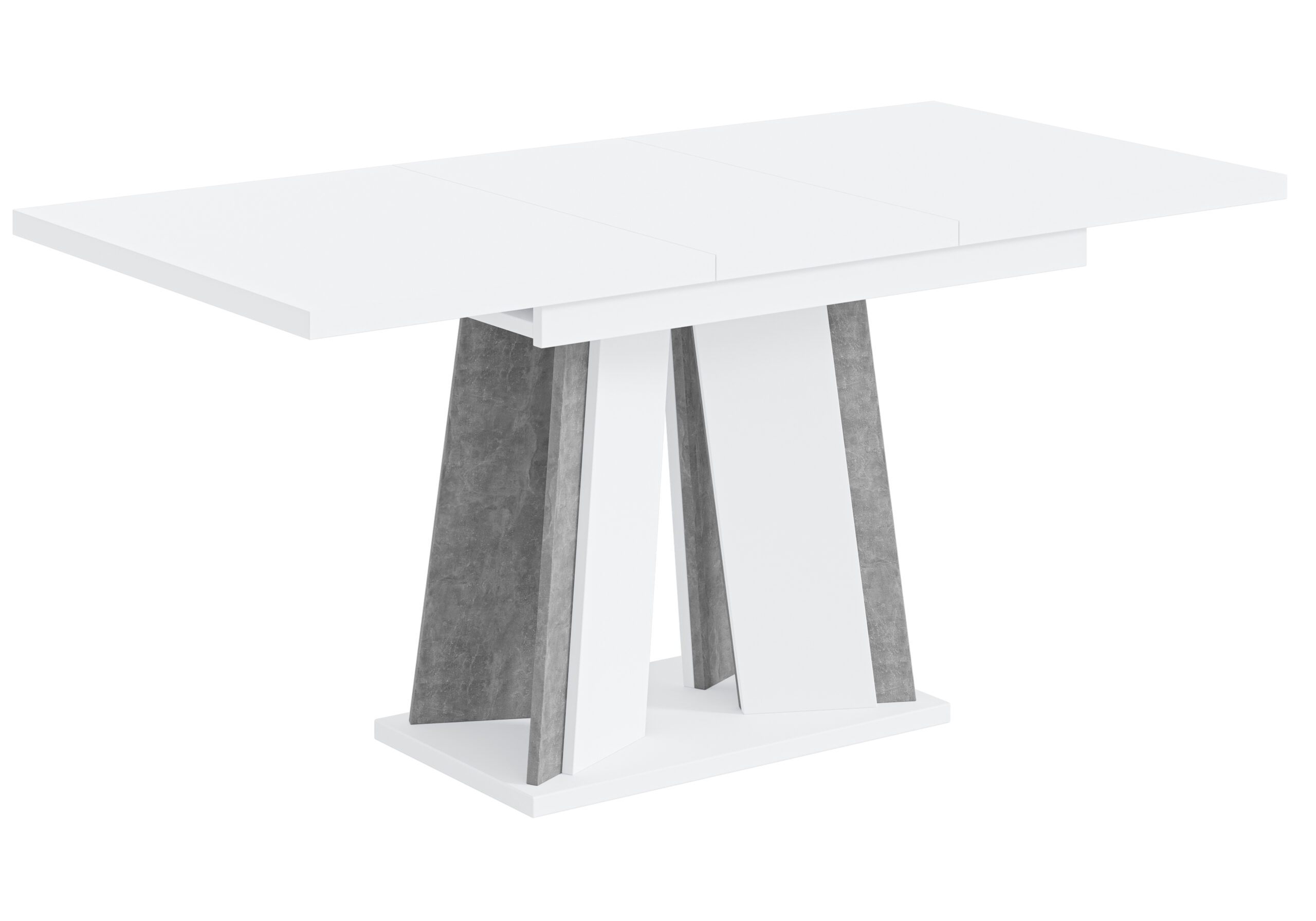 Esstisch BRIO Weiß / Betonoptik