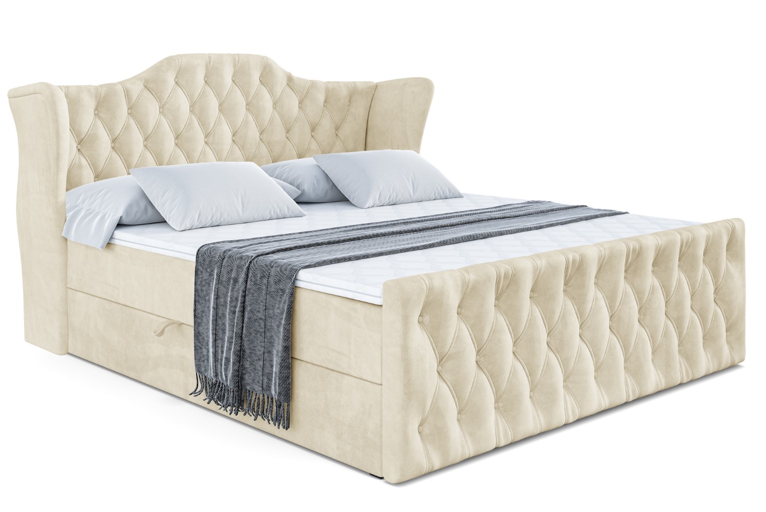 Boxbett VILA-Z 200x200 cm Beige - Monolith 4