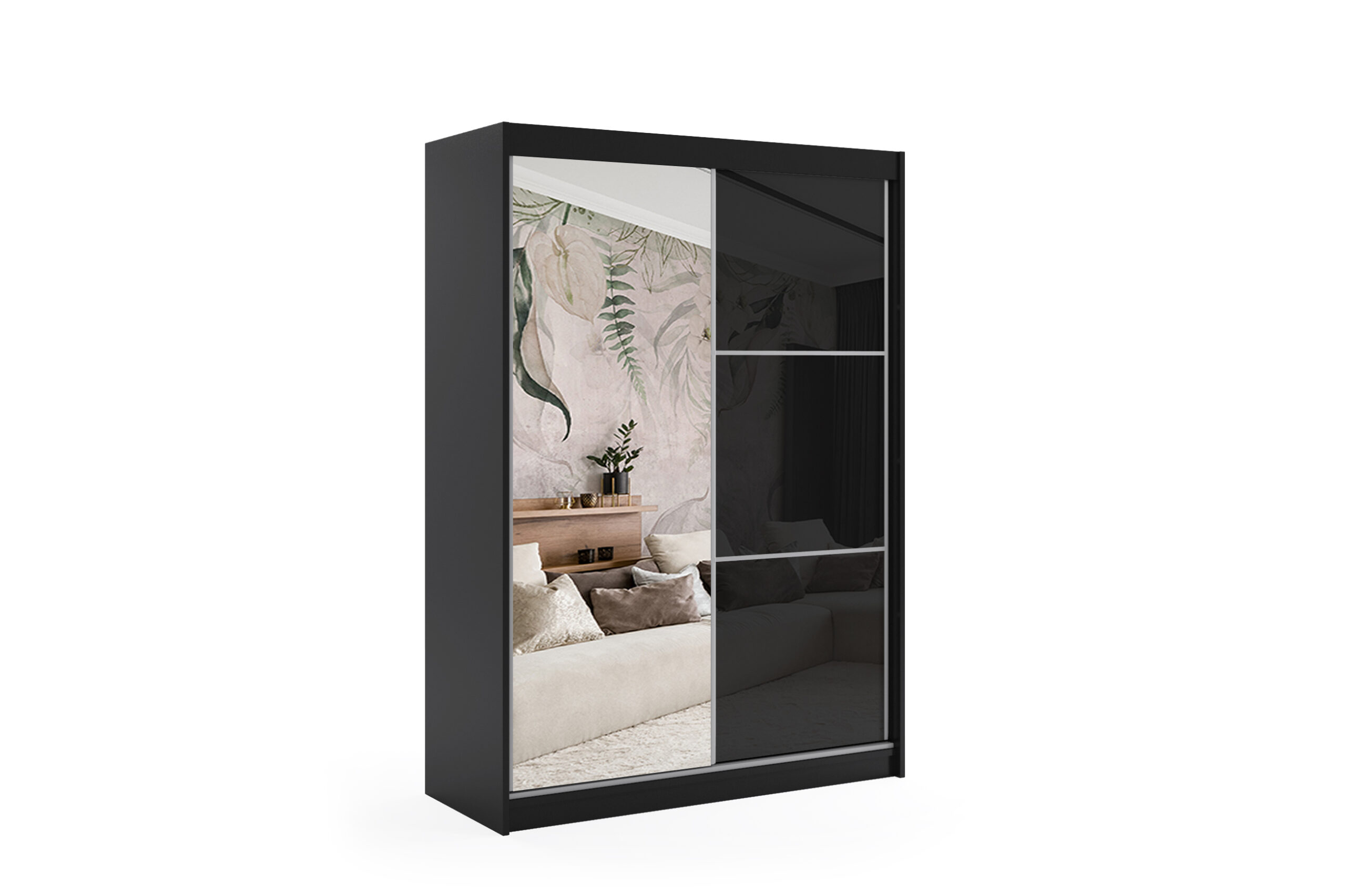 Schiebetürenschränke VIVONA Schwarz