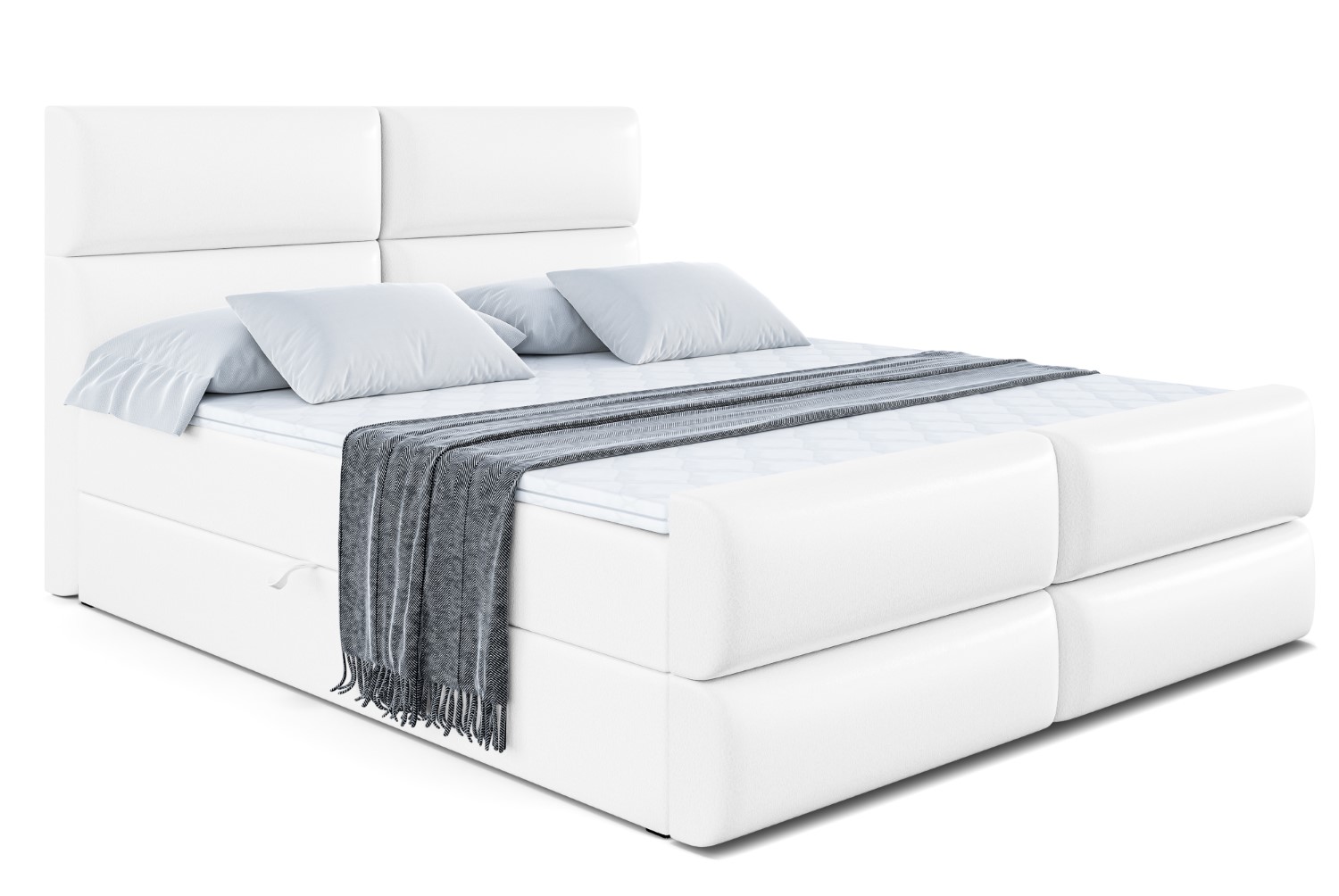 Boxbett BOXI3-Z 140x200 cm Weiß - Soft 17