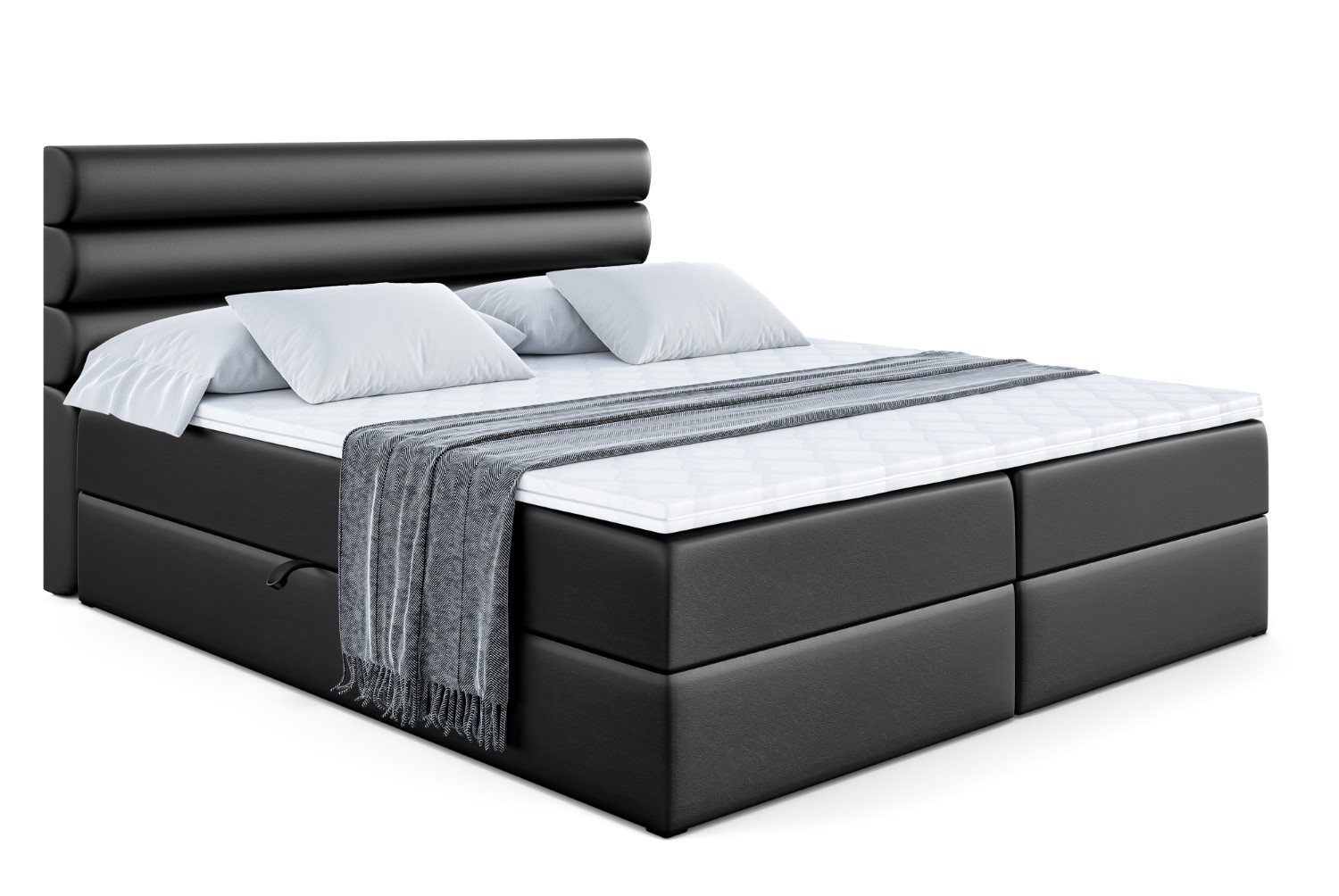 Boxbett CELESTIA 120x200 cm Schwarz - Soft 11