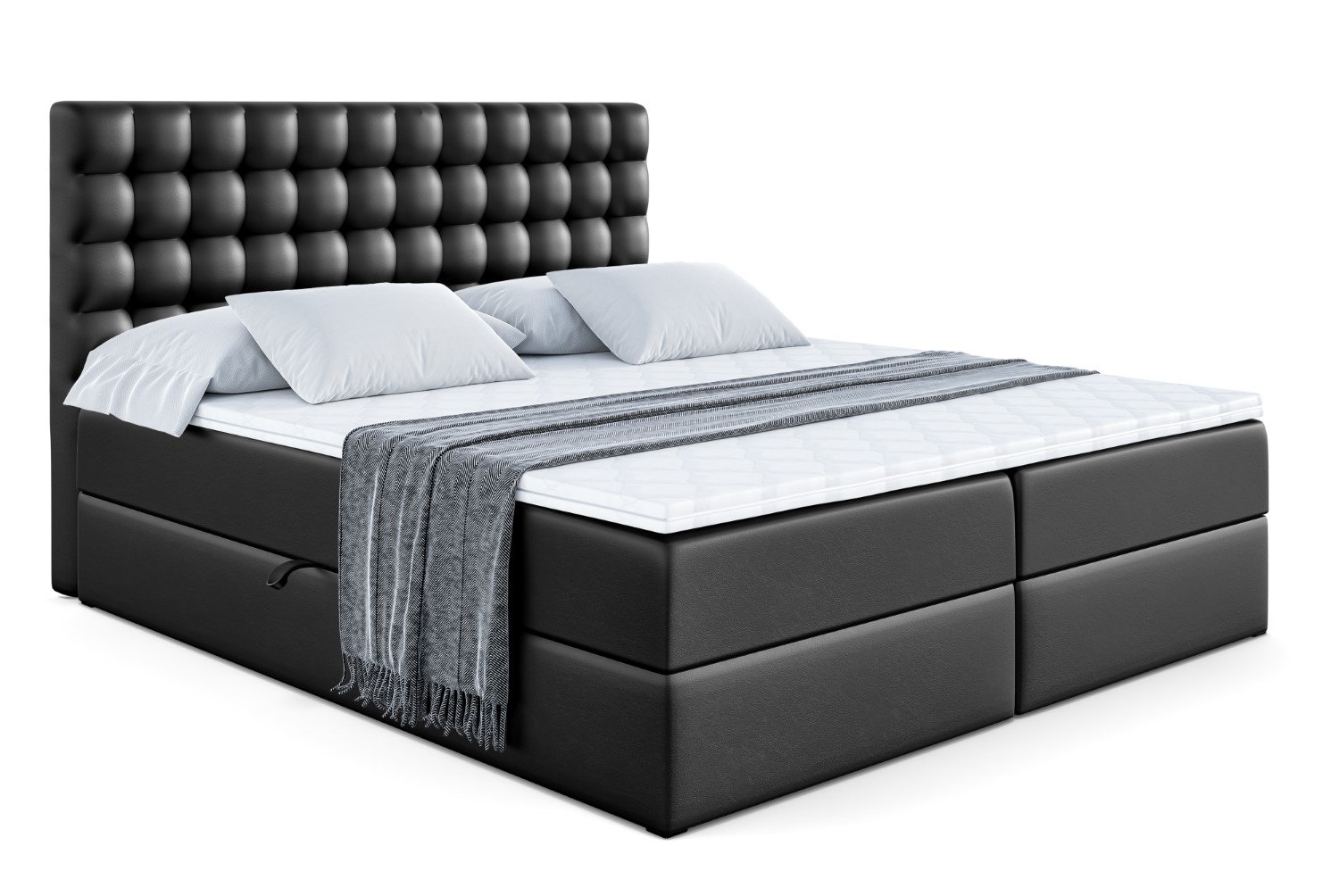 Boxbett VIONE 120x200 cm Dunkelgrau - Casablanca 2315