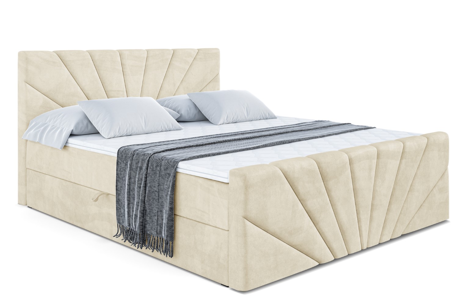 Boxbett MILTIO-Z 180x200 cm Beige - Monolith 4
