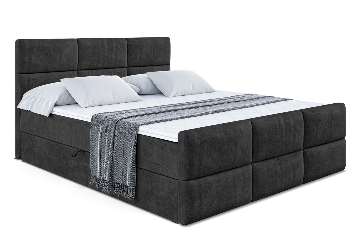 Boxbett OHIO-Z 120x200 cm Schwarz - Casablanca 2316