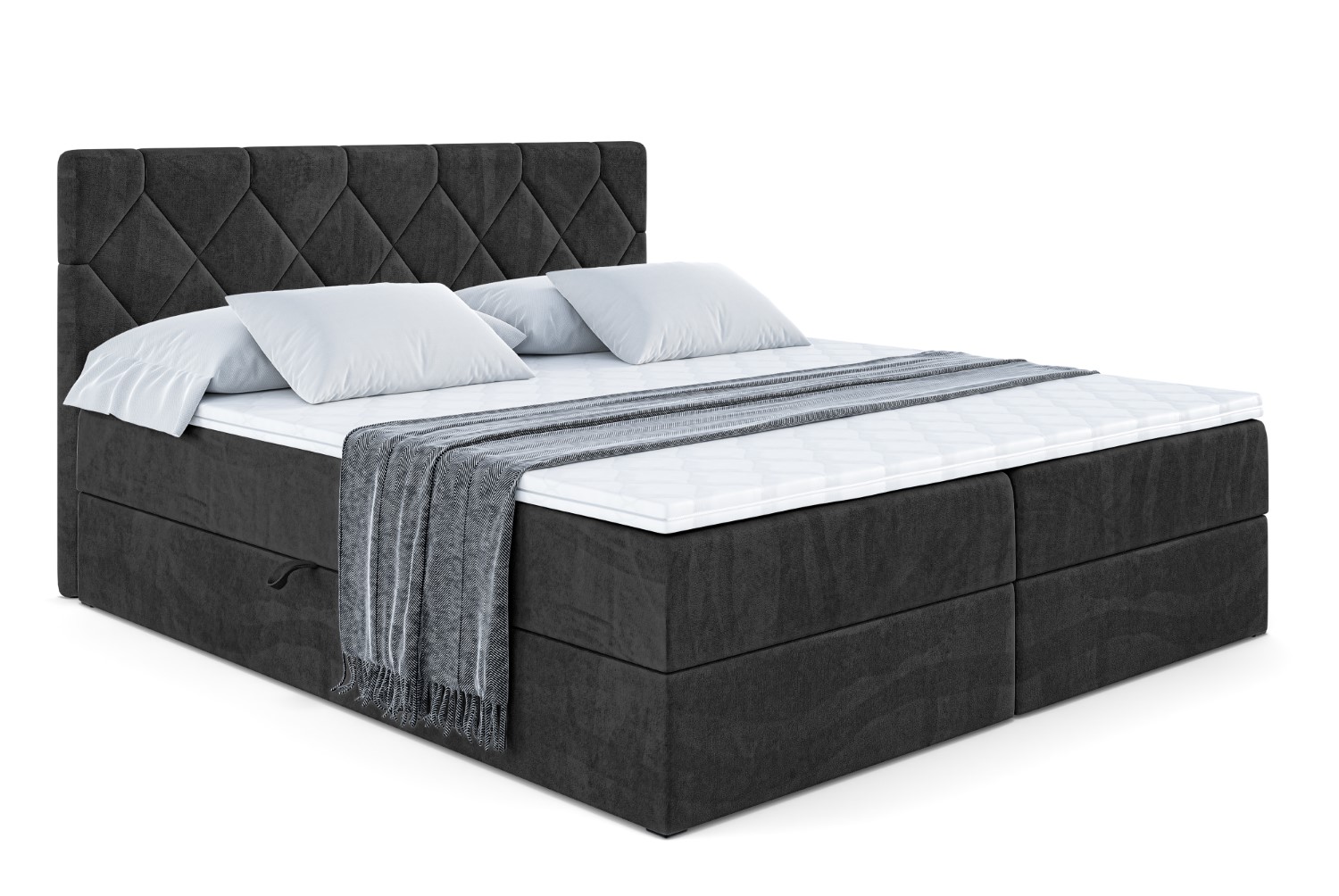 Boxbett CATOR 200x200 cm Schwarz - Casablanca 2316