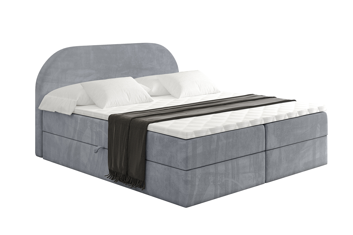 Boxbett NOX 200x200 cm Grau - Casablanca 2314