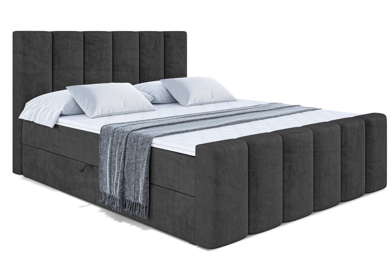 Boxbett BOXI1-Z 140x200 cm Schwarz - Casablanca 2316