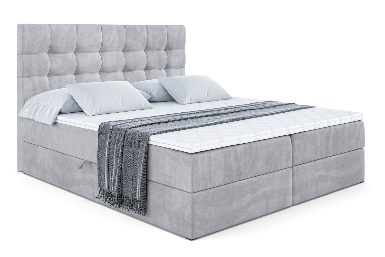 Boxbett BERO 160x200 cm Weiß - Soft 17