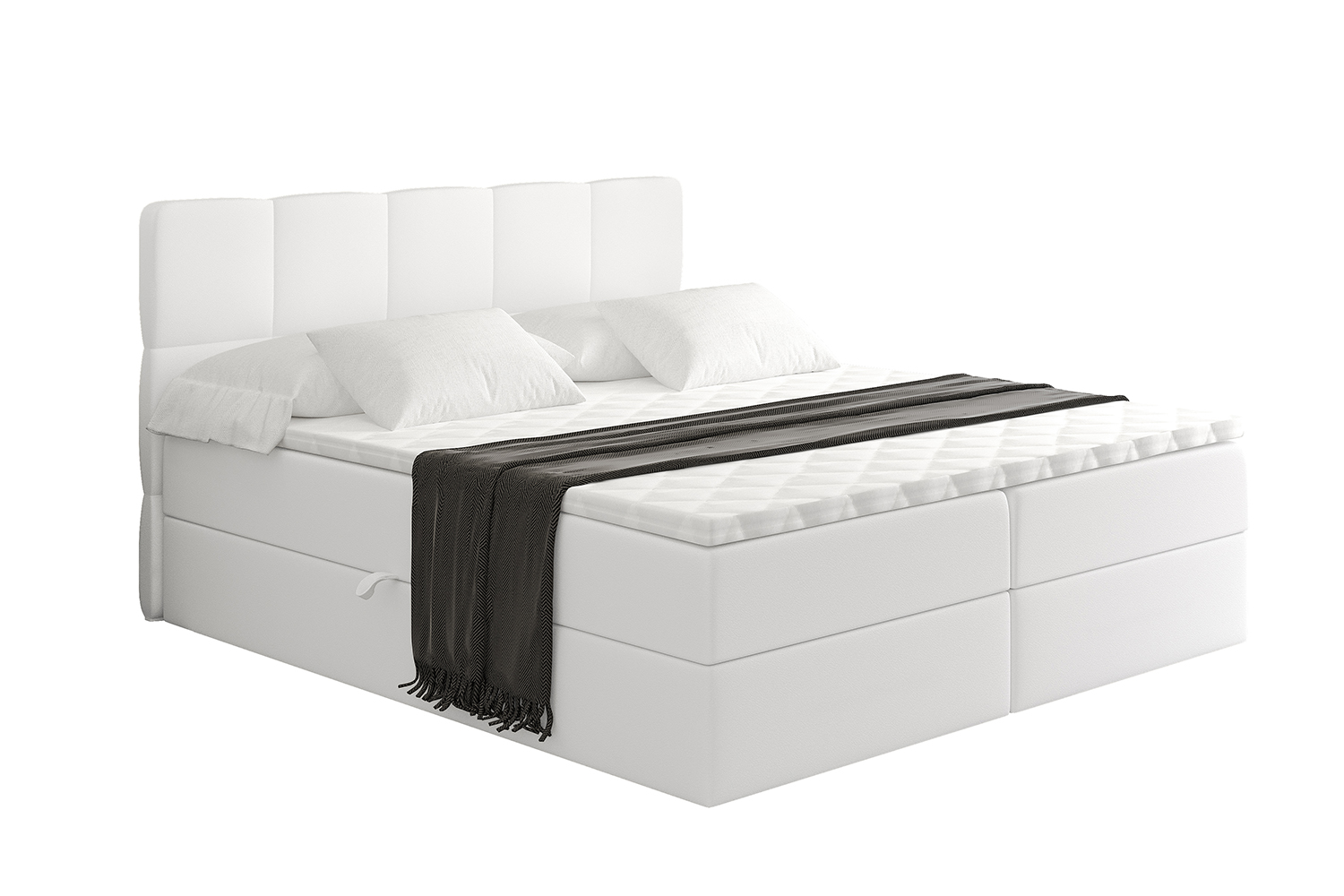 Boxbett LIRO 120x200 cm Weiß - Soft 17