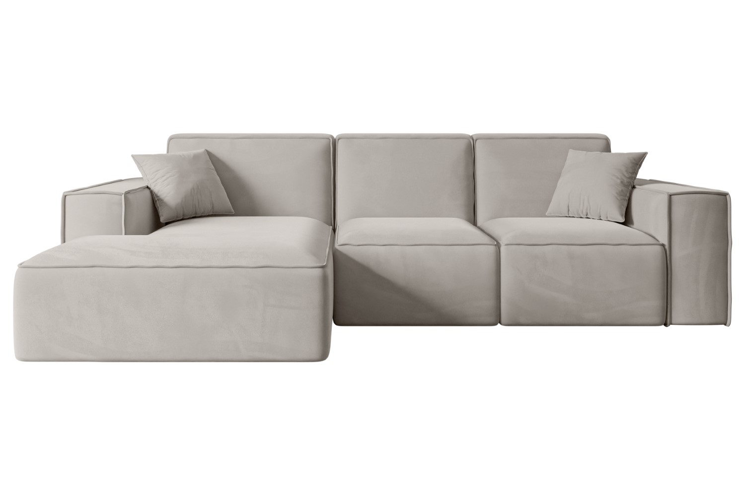 Ecksofa SERRA-L Hellbraun - Paros 02