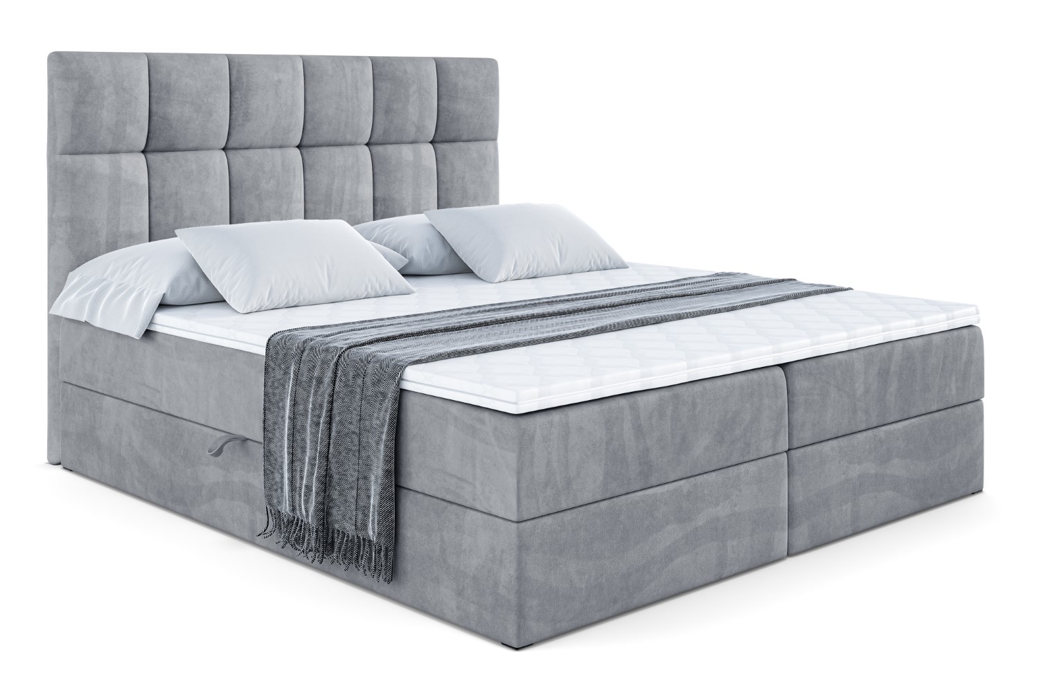 Boxbett RICAR 200x200 cm Dunkelgrau - Casablanca 2315