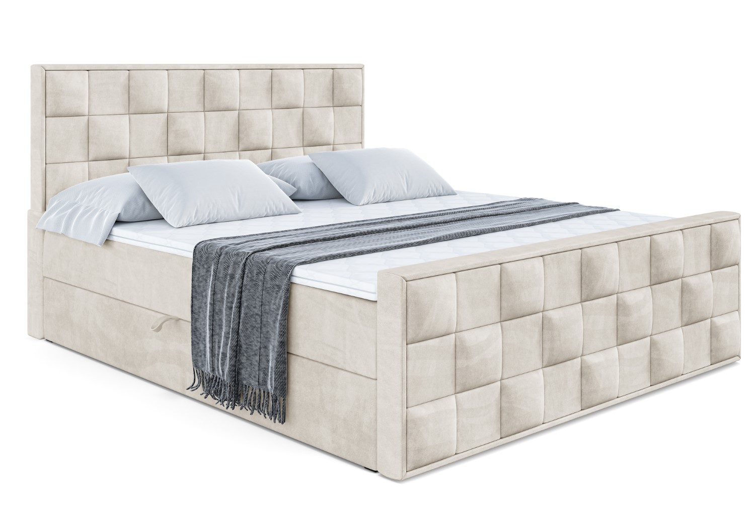 Boxbett ZAFIRA 120x200 cm Beige - Casablanca 2301