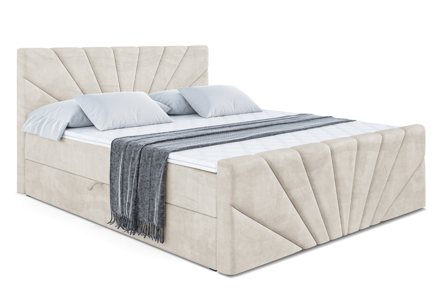 Boxbett MILTIO-Z 180x200 cm Beige - Casablanca 2301