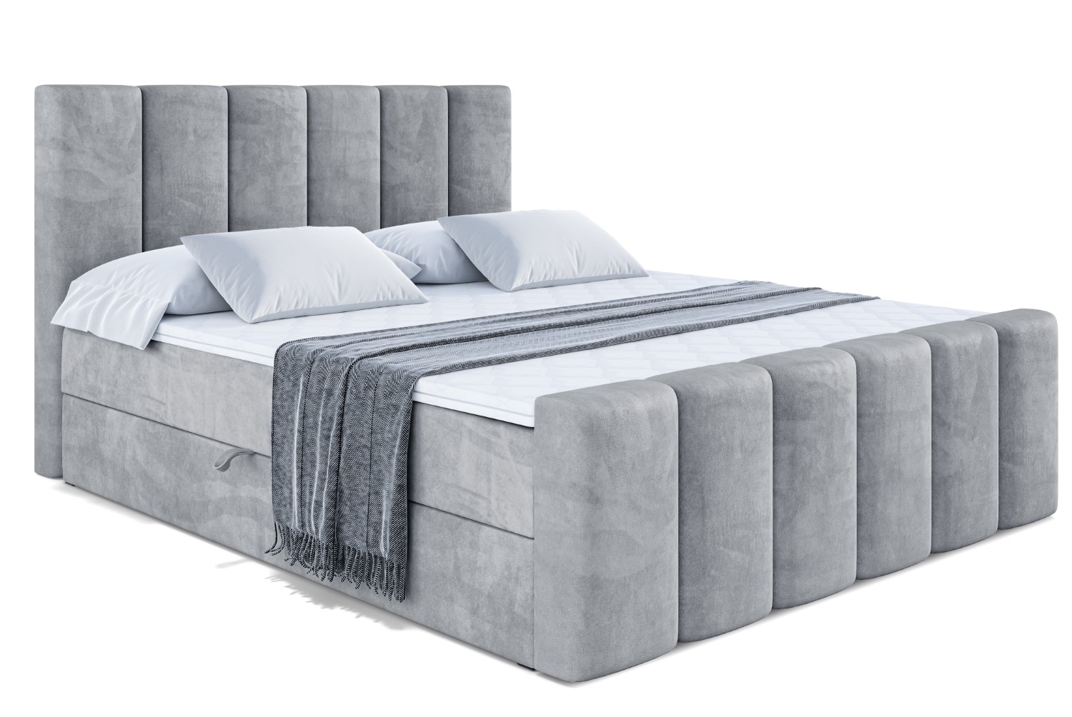 Boxbett BOXI1-Z 120x200 cm Grau - Casablanca 2314