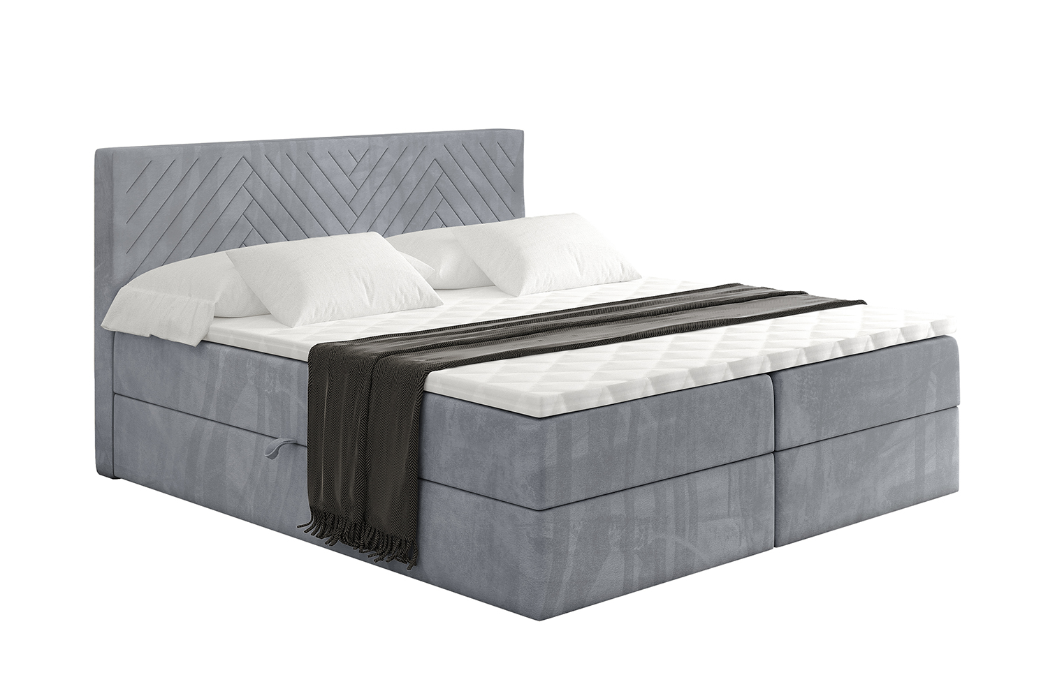 Boxbett VEXA 140x200 cm Grau - Casablanca 2314