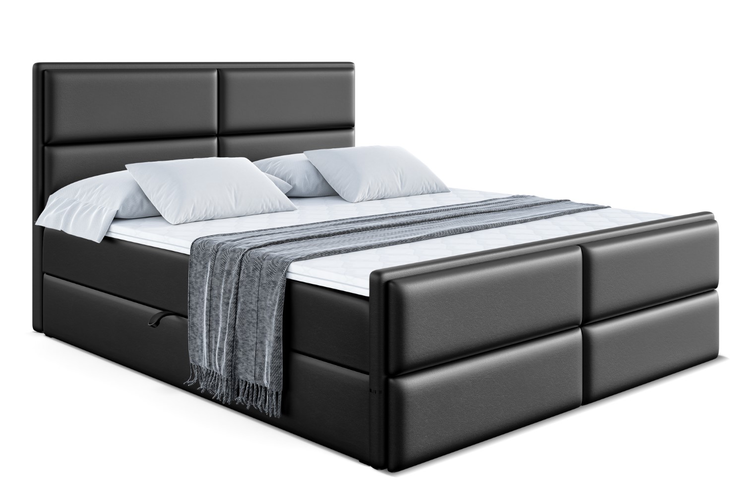 Boxbett AURA-Z 180x200 cm Schwarz - Soft 11