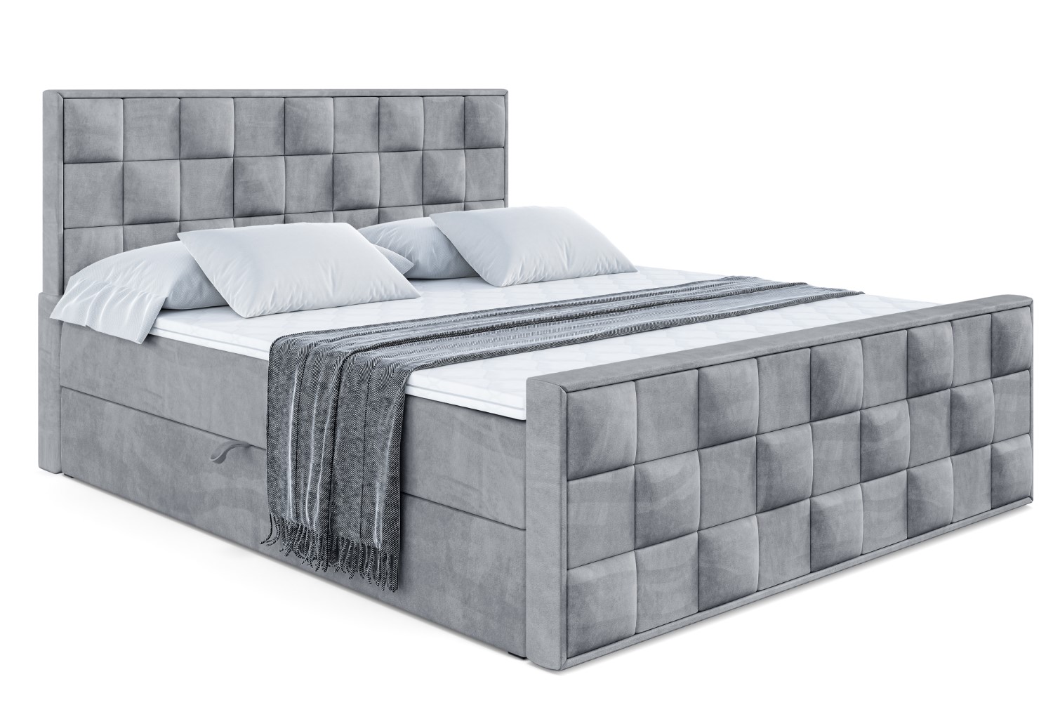 Boxbett ZAFIRA 120x200 cm Grau - Casablanca 2314