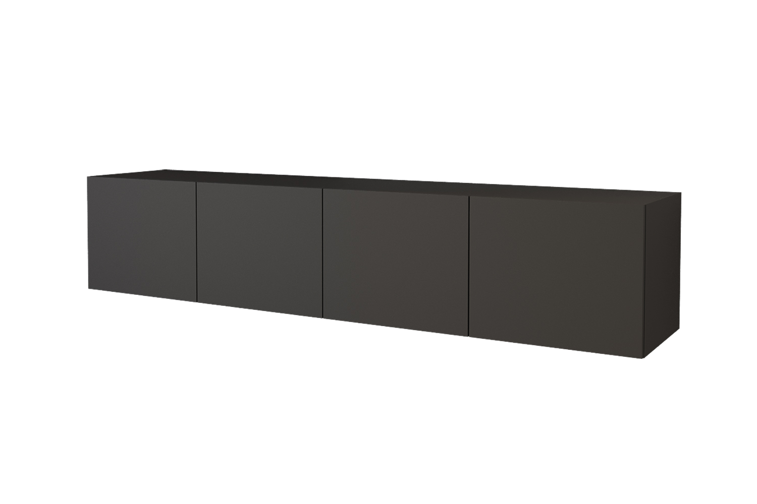 Lowboard ELIO 2 x 100 cm Schwarz