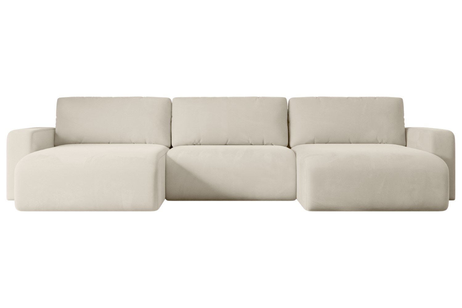 Wohnlandschaft KLEEA-U Beige - Paros 01