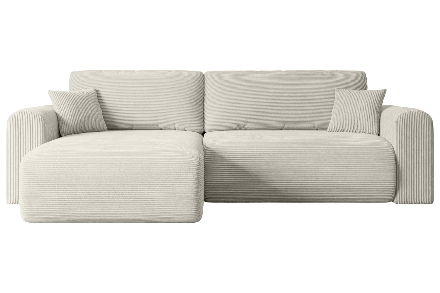 Ecksofa ORRO-L Cremeweiß - Poso 100