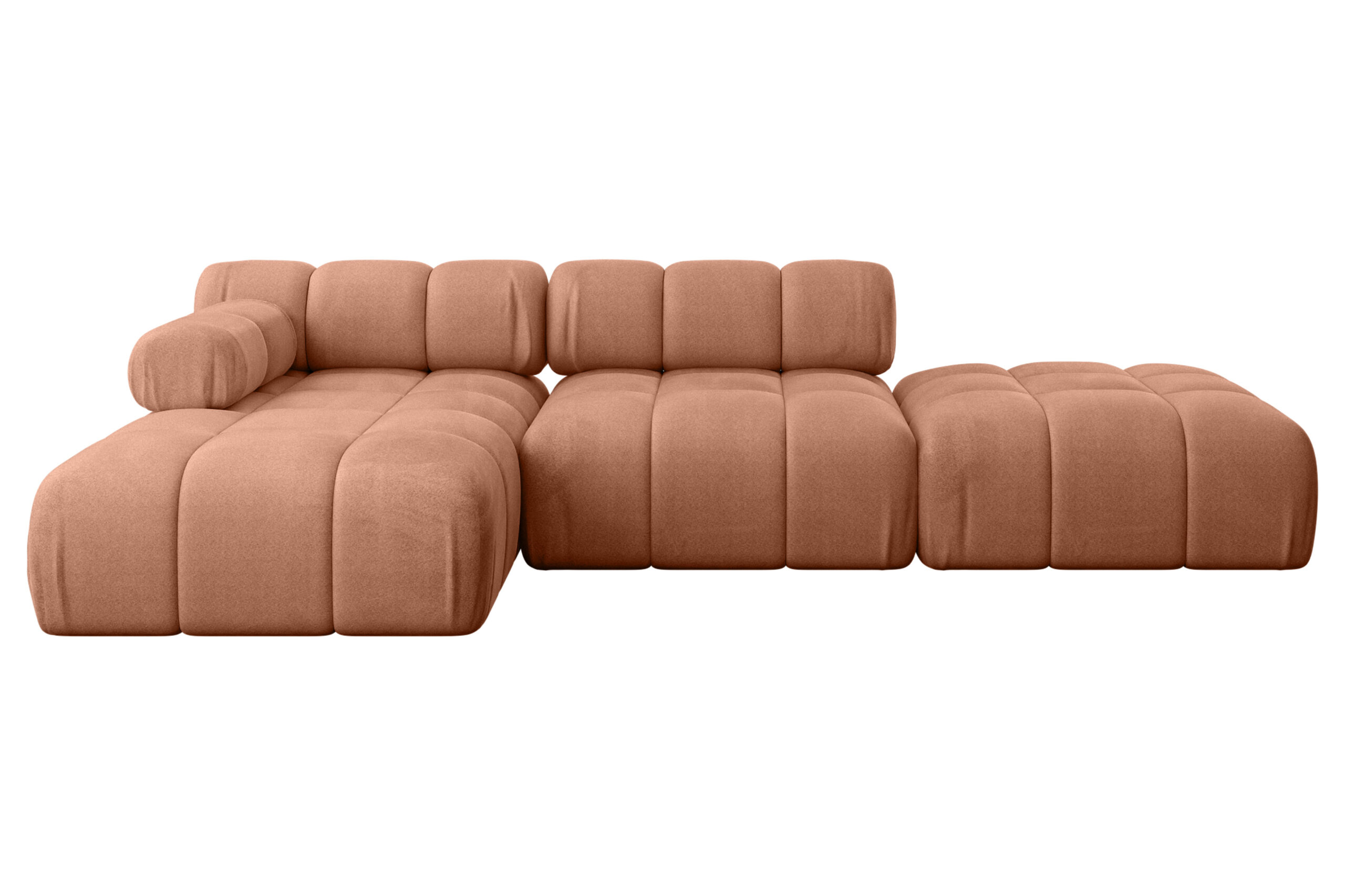 Ecksofa Lizur-L1 Apricot - Monolith 61
