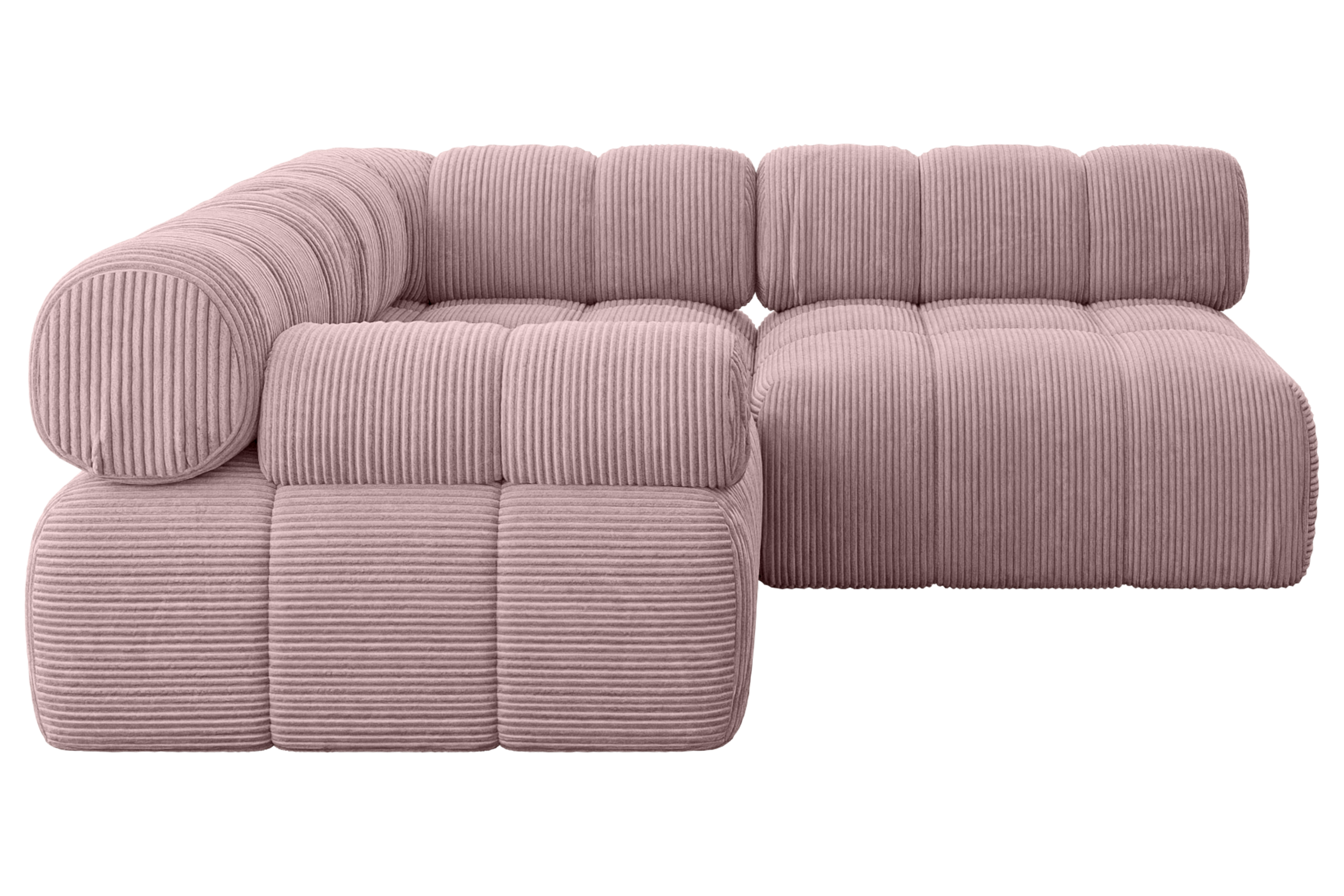 Ecksofa Mende-L1 Rosa - Poso 145