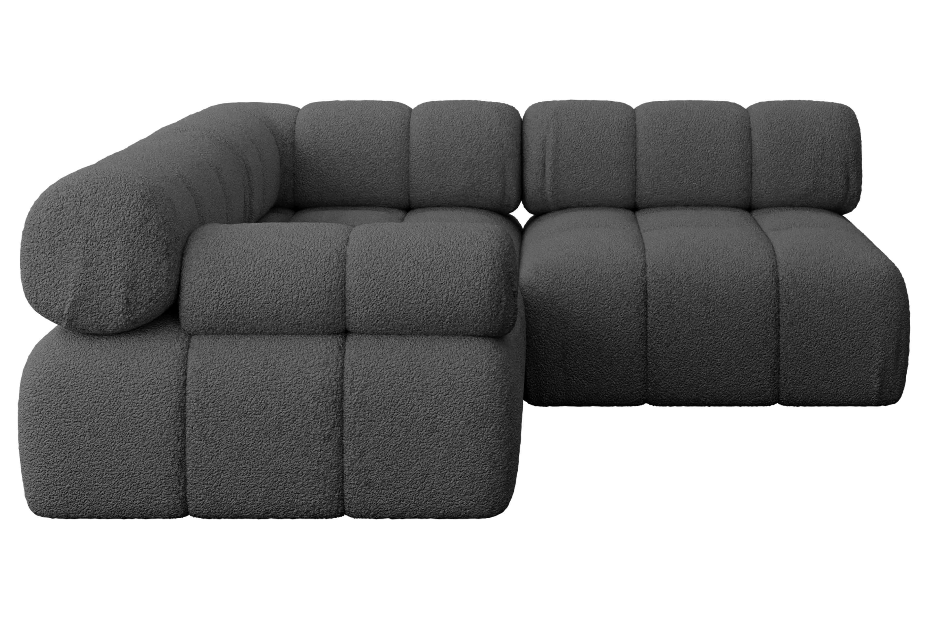 Ecksofa Mende-L1 Grau - Quelle 92