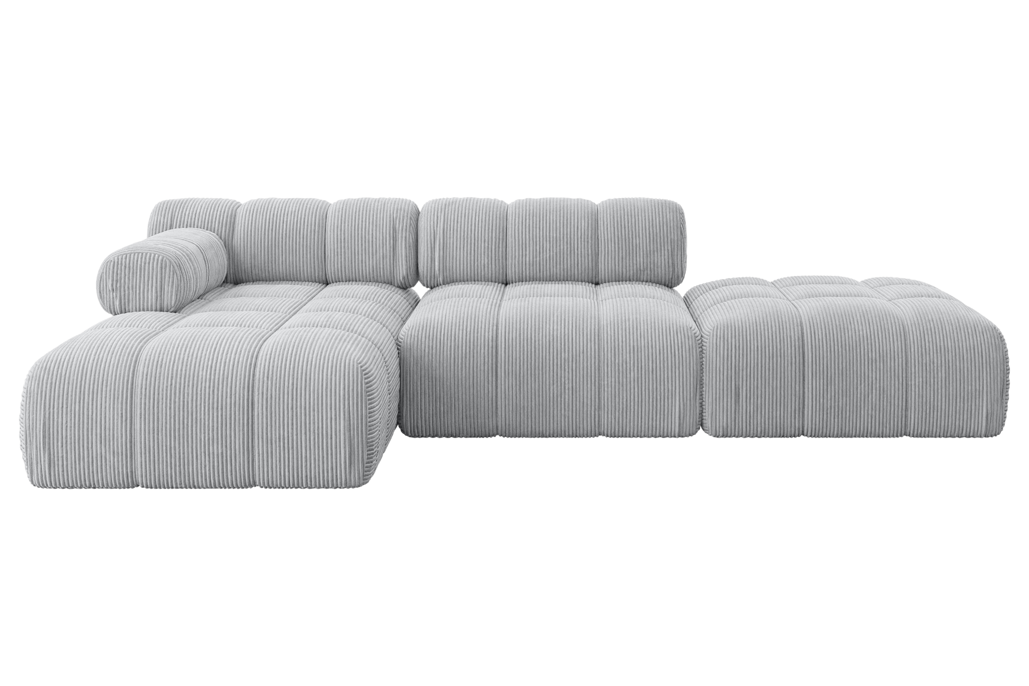 Ecksofa Lizur-L1 Grau - Poso 110