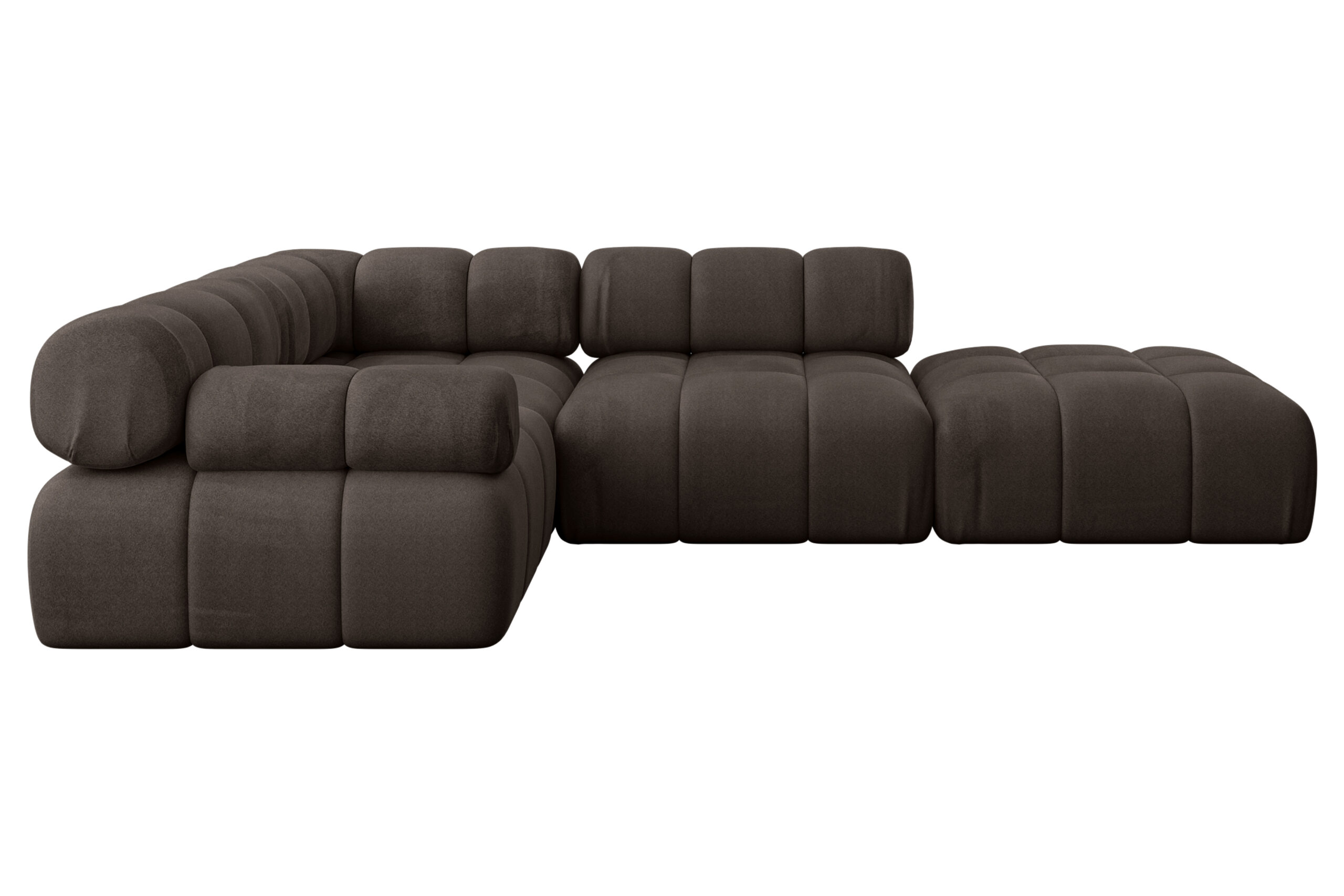 Ecksofa Felto-L1 Braun - Monolith 15