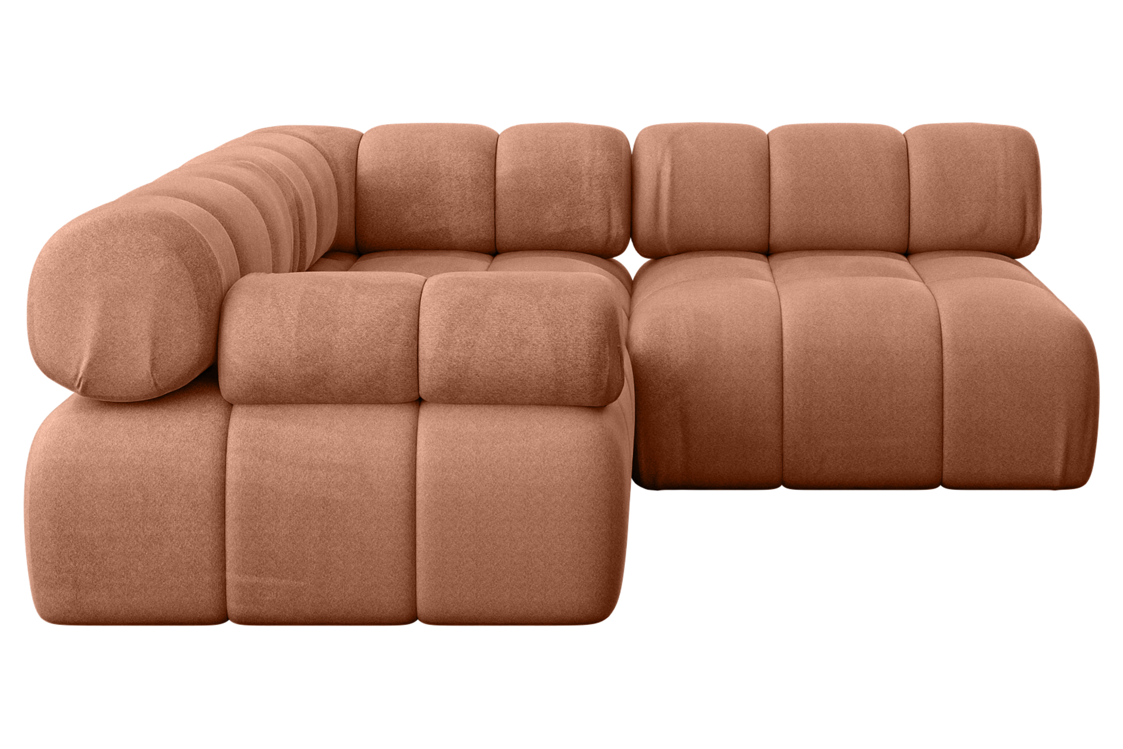 Ecksofa Mende-L1 Apricot - Monolith 61