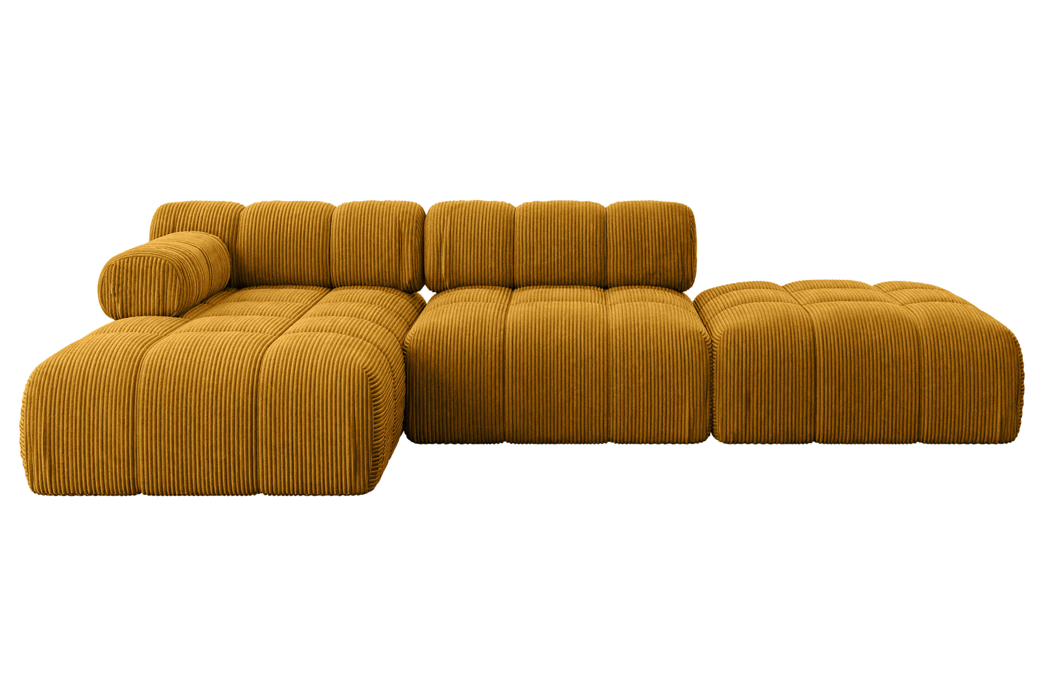 Ecksofa Lizur-L1 Senfgelb - Poso 42