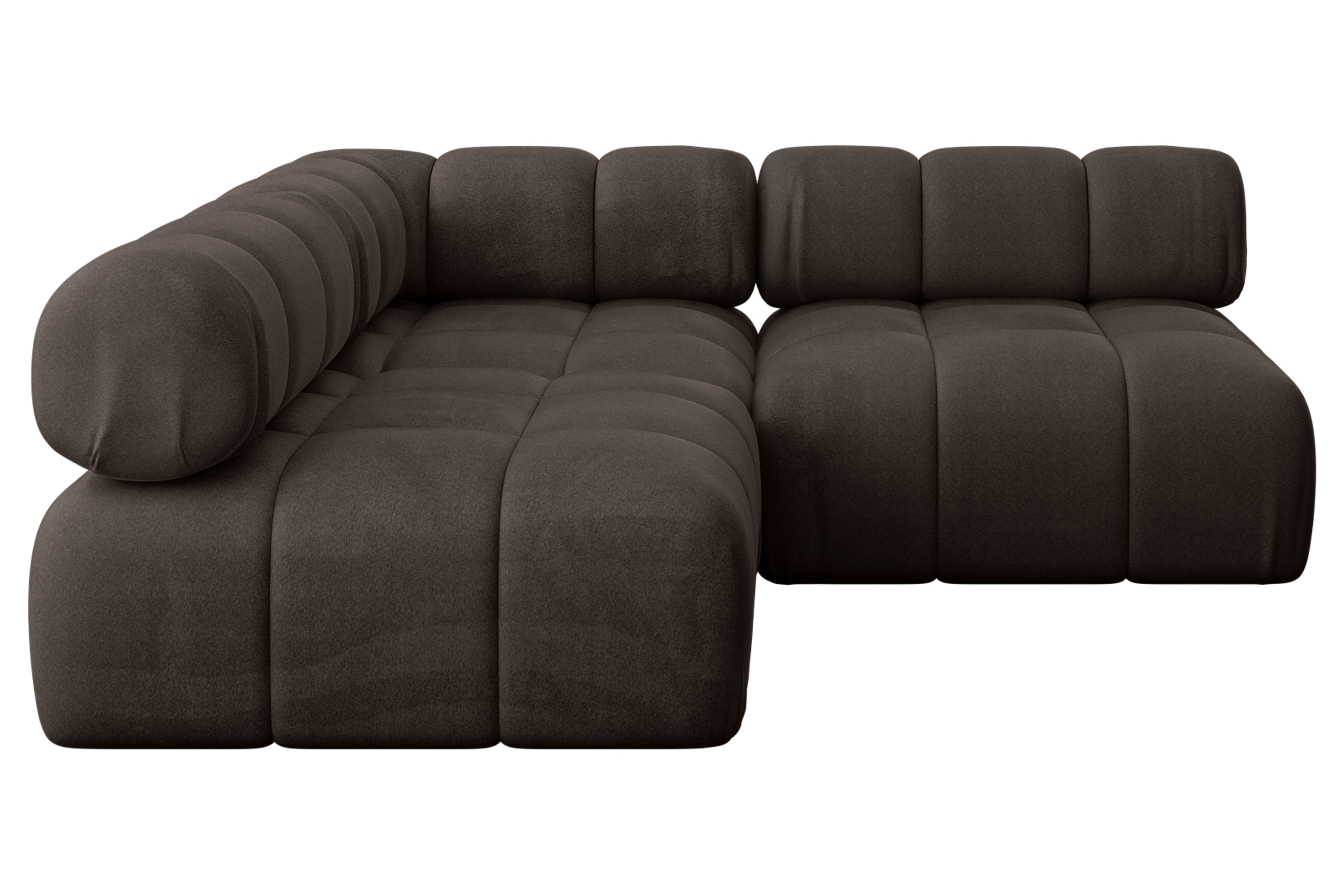 Ecksofa Samaro-L1 Braun - Monolith 15