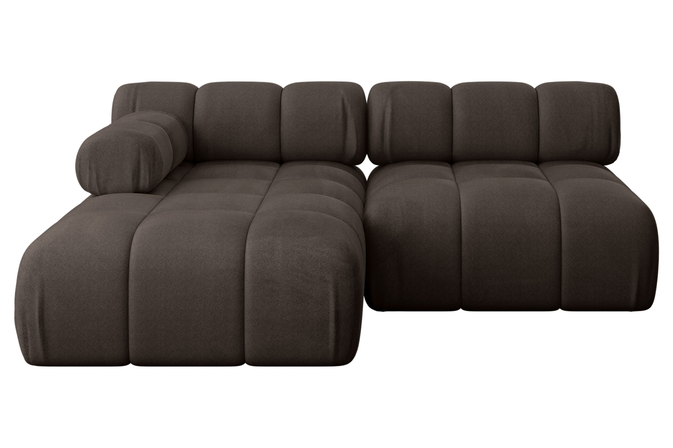 Ecksofa Razon-L1 Braun - Monolith 15