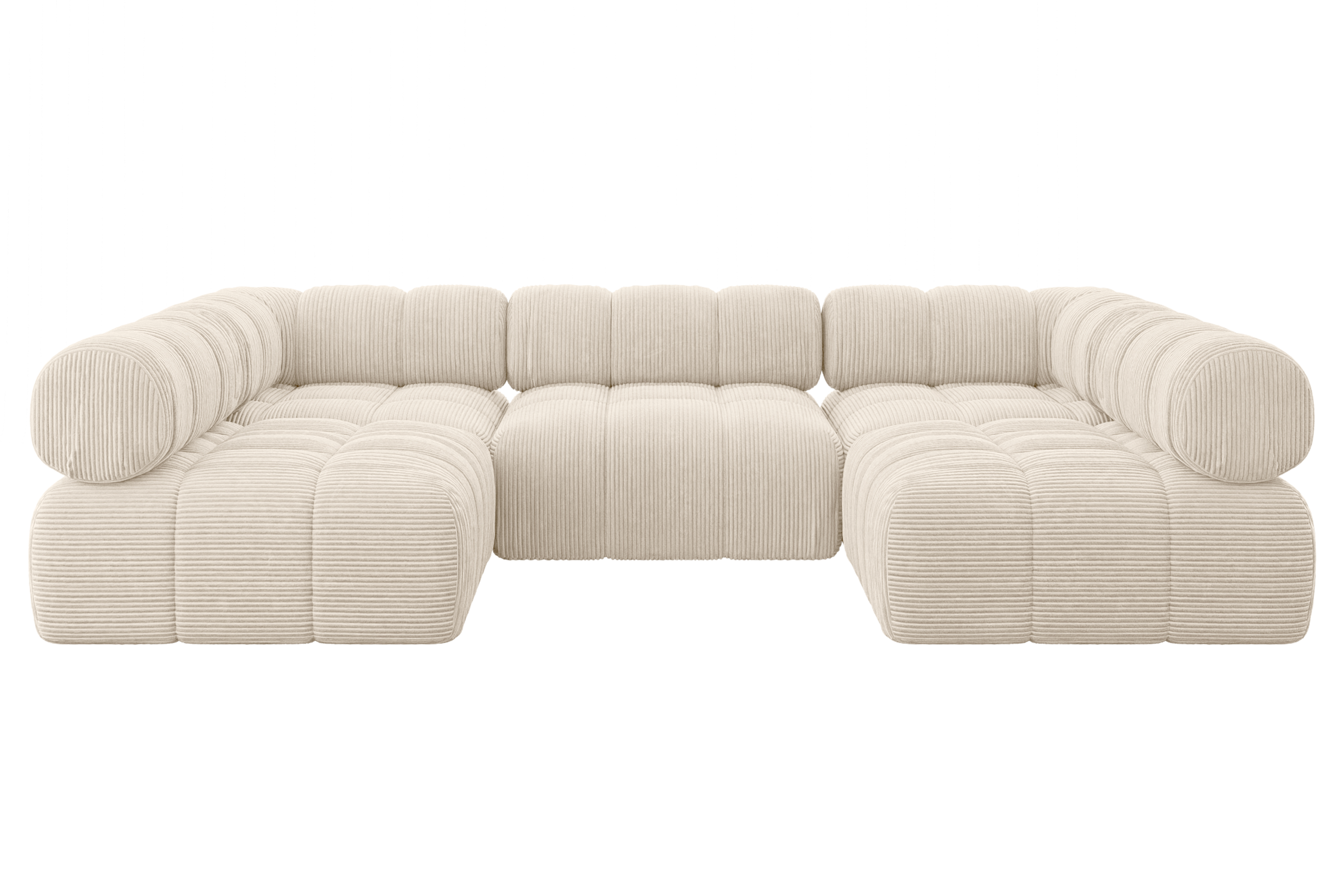 Wohnlandschaft Garvo-U1 Beige - Poso 105