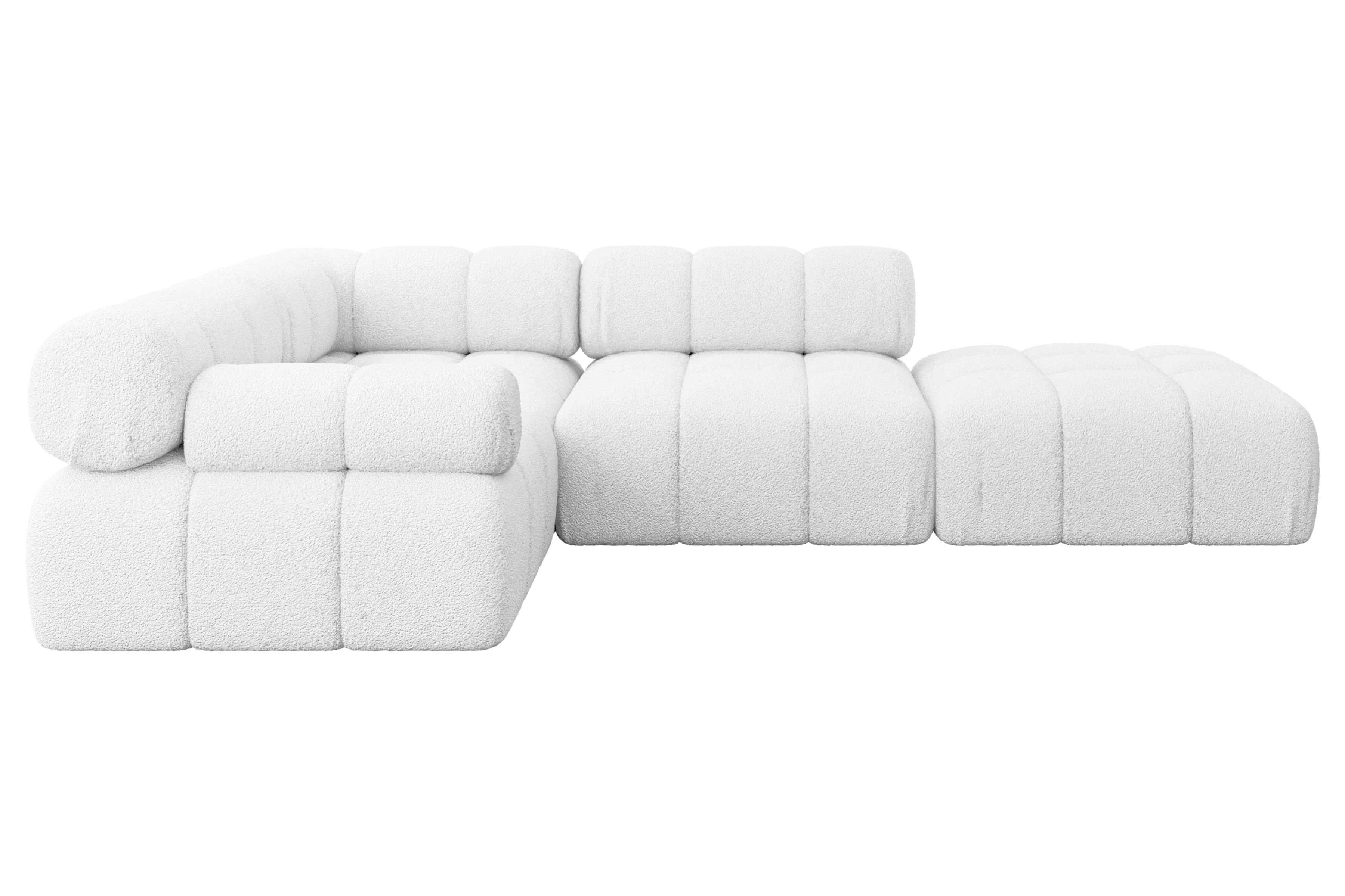 Ecksofa Felto-L1 Weiß - Quelle 01