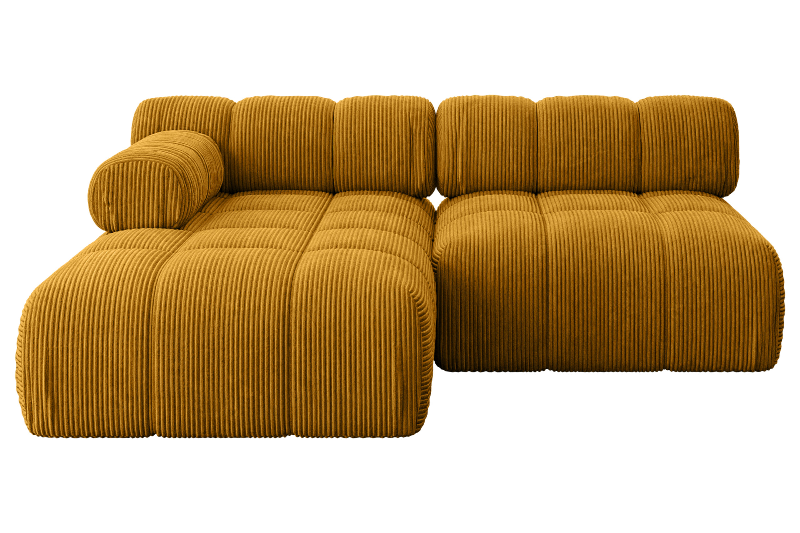Ecksofa Razon-L1 Senfgelb - Poso 42