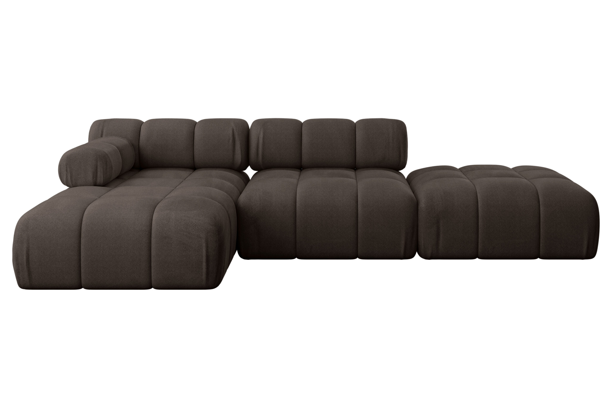 Ecksofa Lizur-L1 Braun - Monolith 15